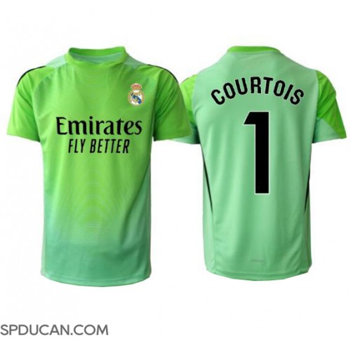 Muški Nogometni Dres Real Madrid Thibaut Courtois #1 Golmanski Gostujuci 2025-26 Kratak Rukav